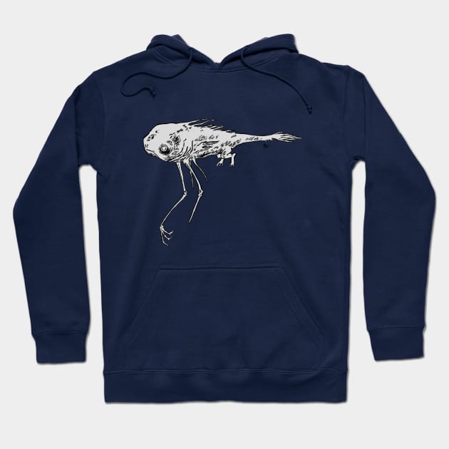 Crawling Fish Hoodie by Uruxu